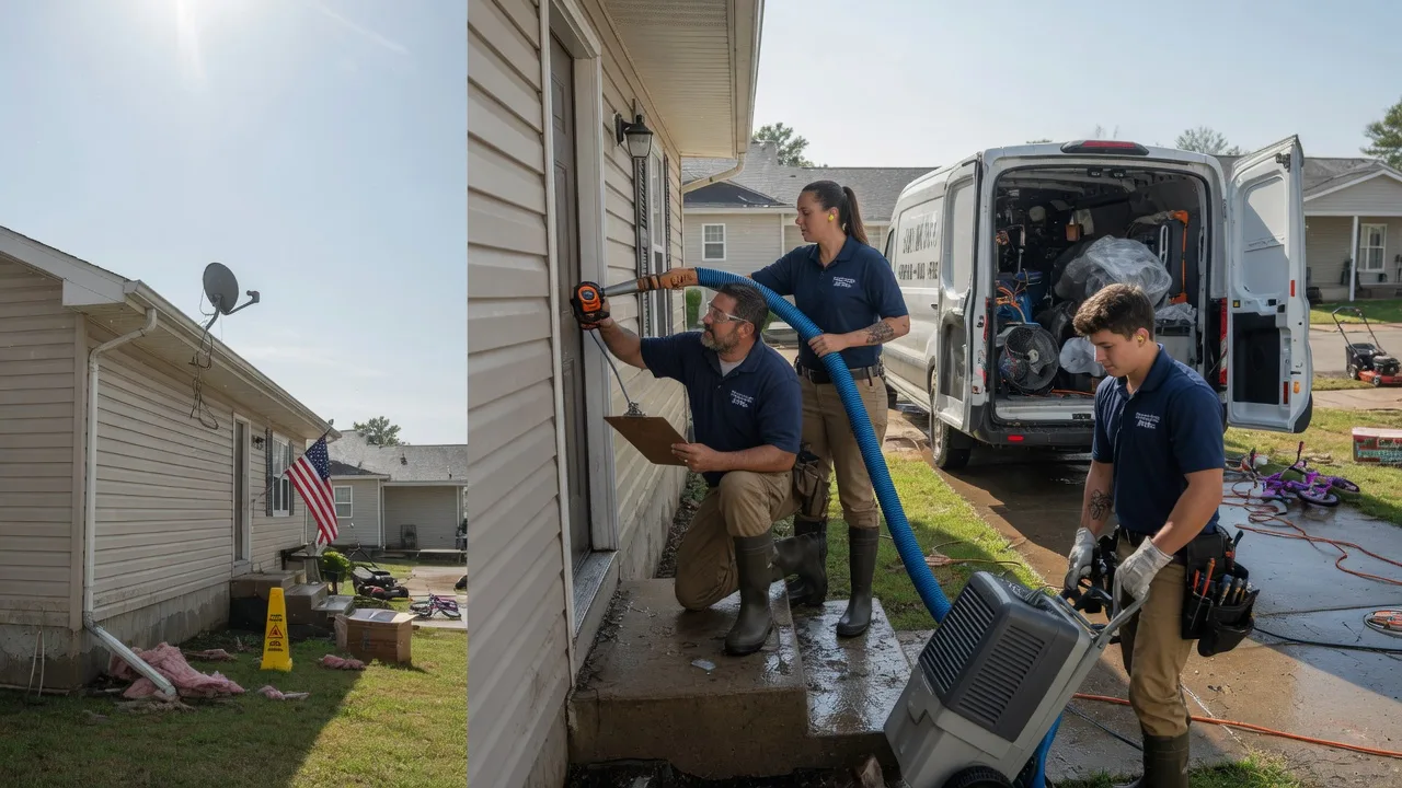 Ceiling Water Damage Restoration in Gackle, ND near me